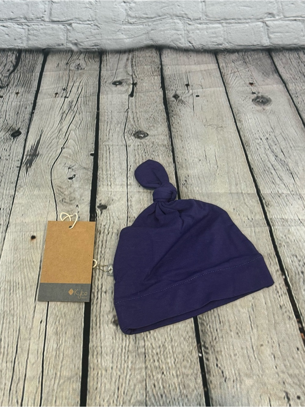 Kyte Baby Deep Purple Bamboo Baby Hat